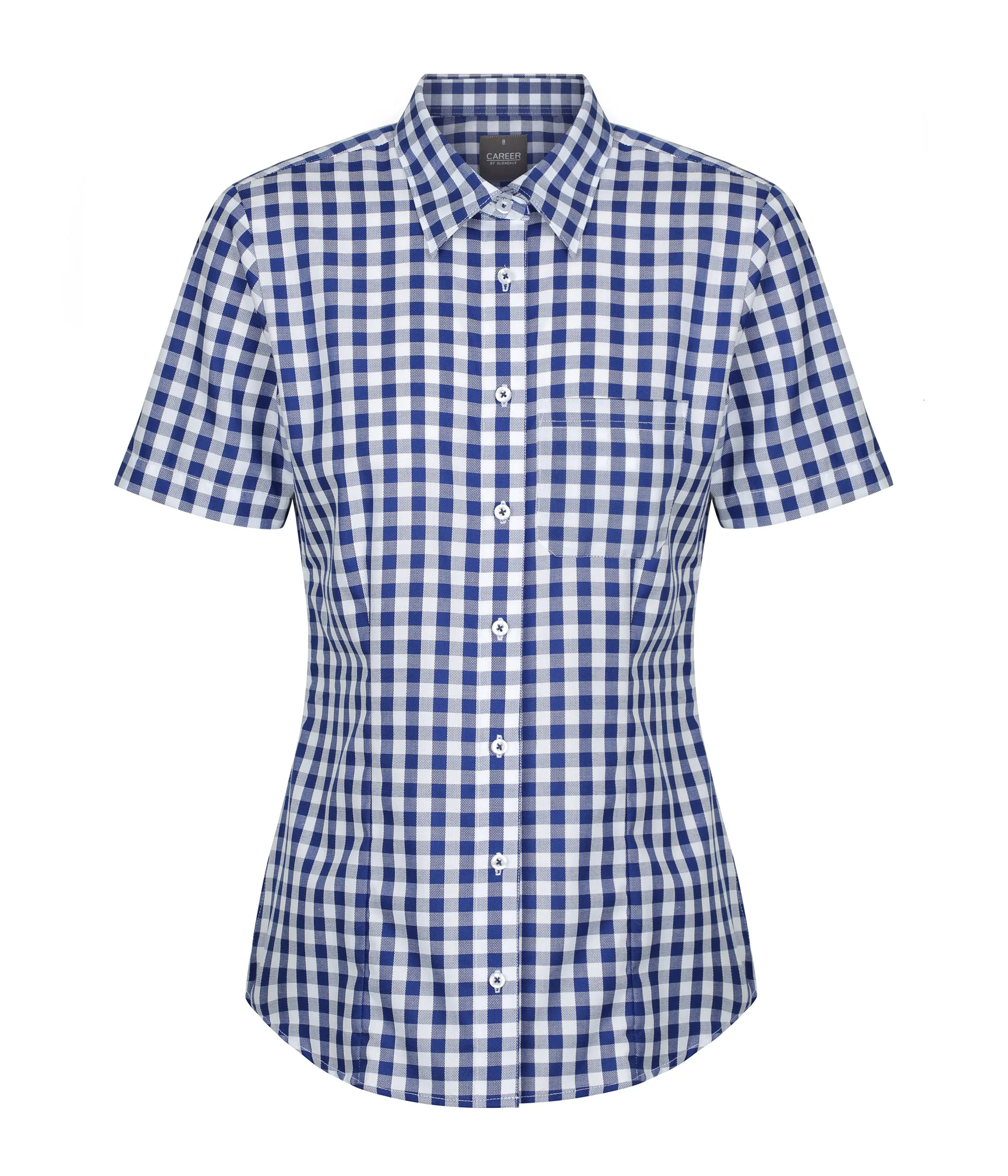 1710WHS Royal Oxford Short Sleeve Casual Slim Fit Shirt