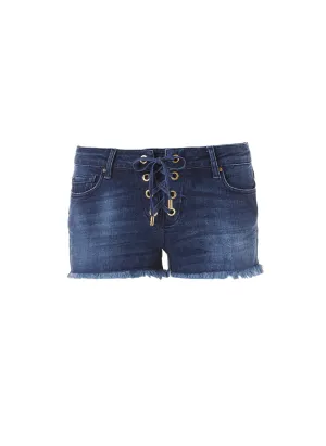 Alexi Denim Lace Up Shorts