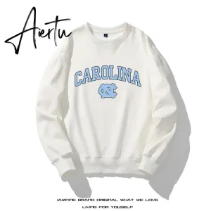 American Basketball Autumn  Fashion Casual Hoodies For Men Woman Sweatshirt Basic Solid Color High Quality Streetwear Top Thicke