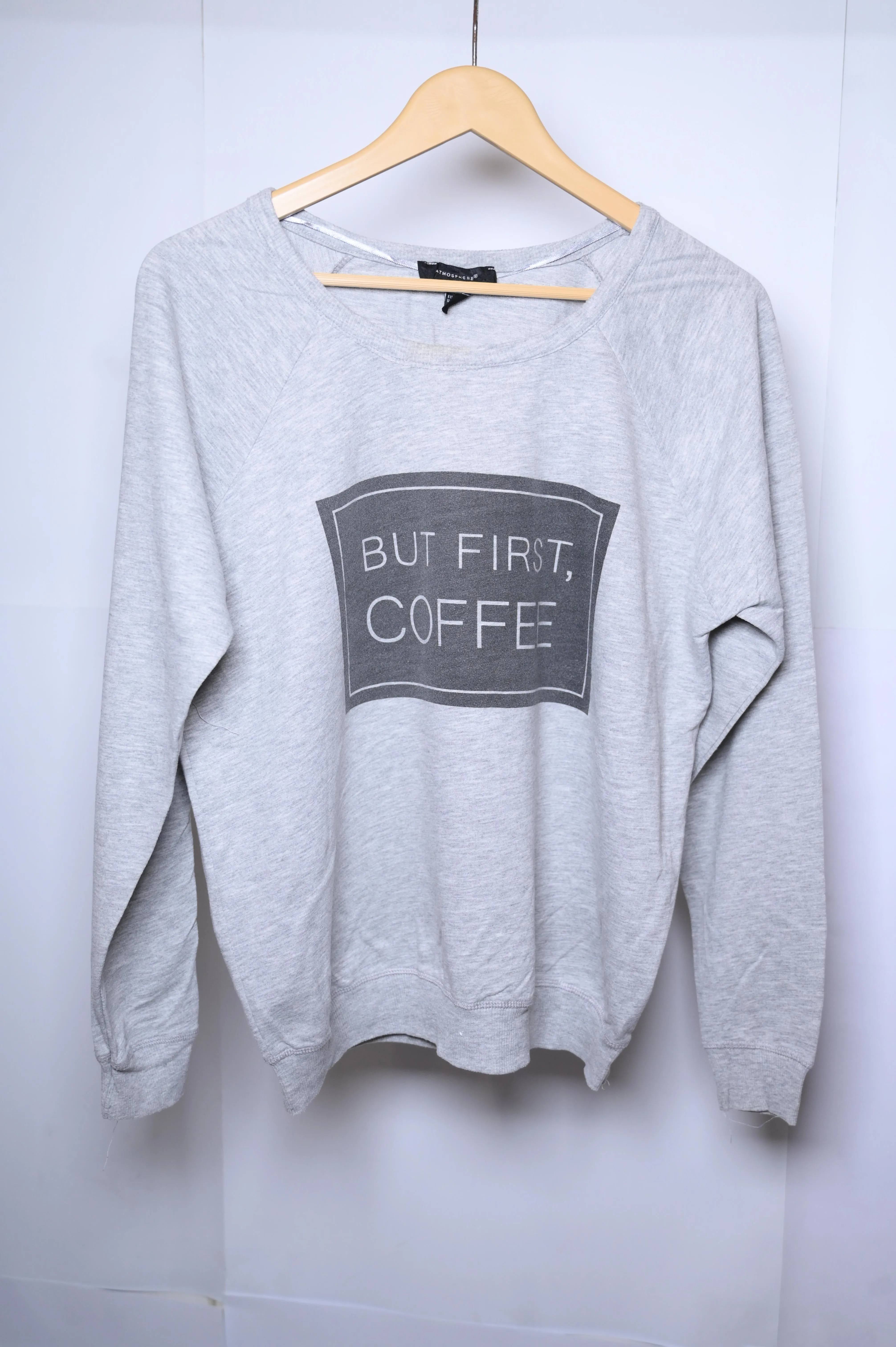 Atmosphere Grey Coffee Sweatshirt - Medium