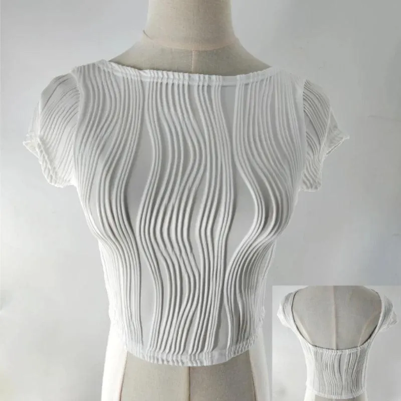Autumn Vibes Ruched Tee: Y2K Street Style Fashion Essential