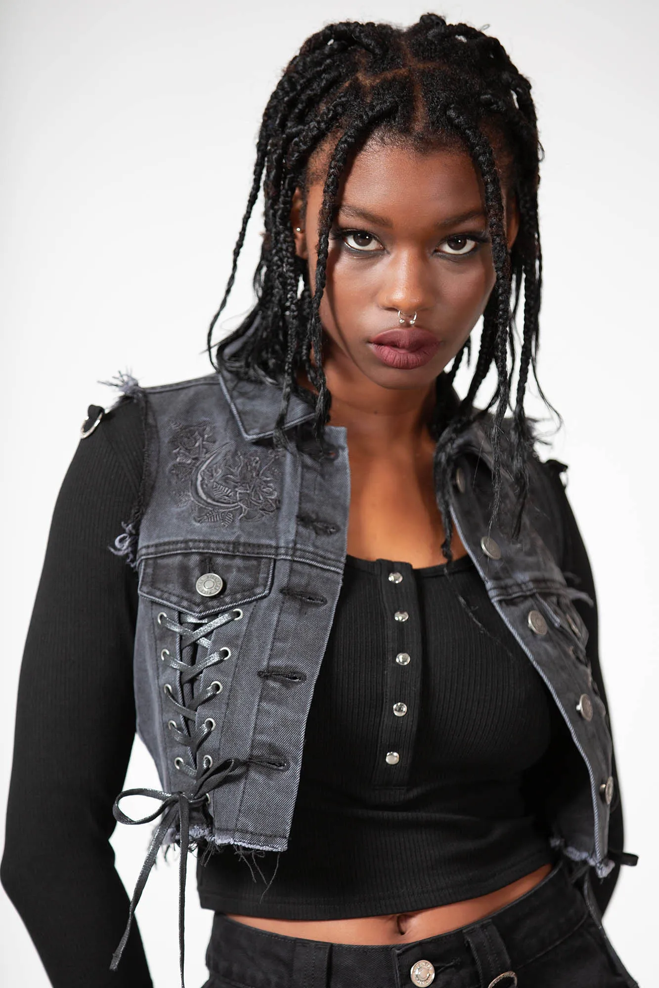 Azalia Denim Vest