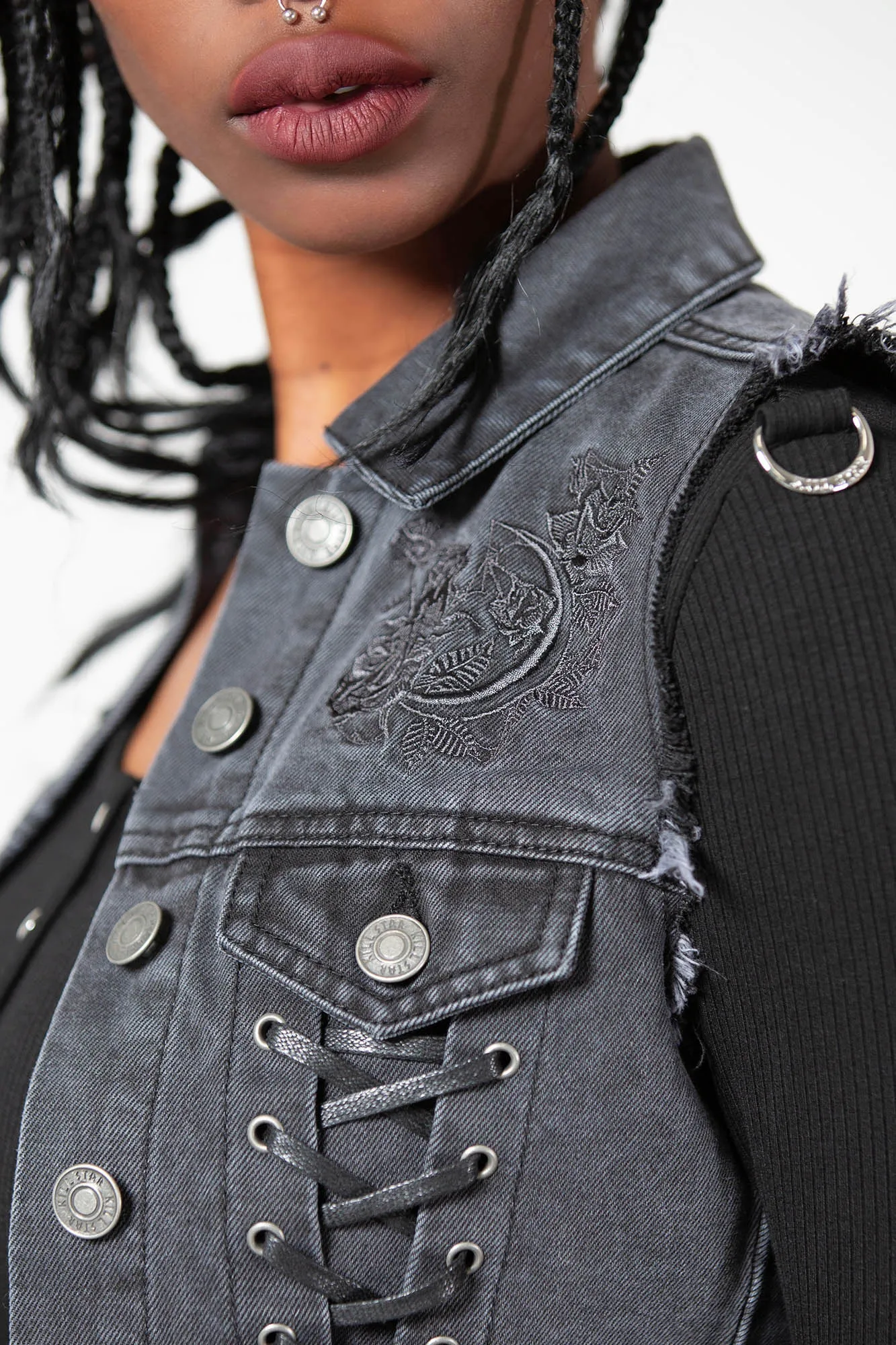 Azalia Denim Vest