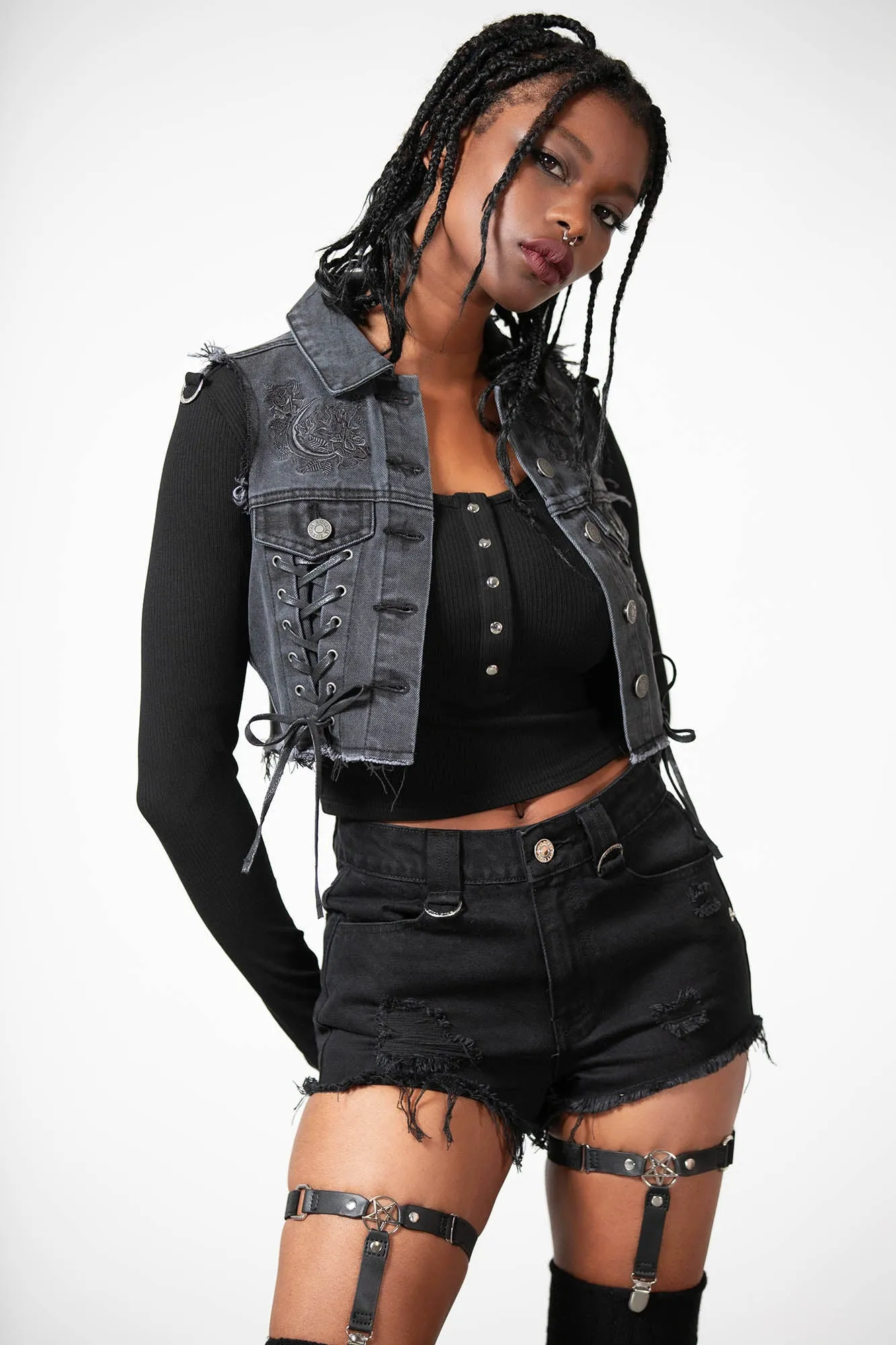 Azalia Denim Vest