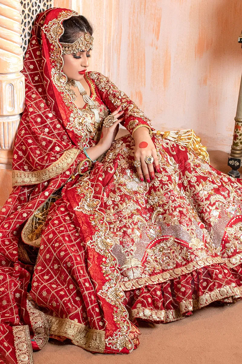 Embroidered Bridal Lehenga Blouse Design Dress #BN1081