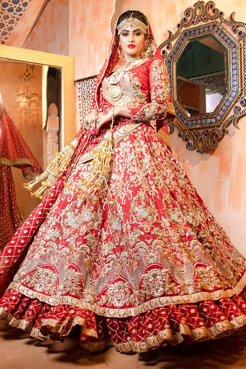 Embroidered Bridal Lehenga Blouse Design Dress #BN1081