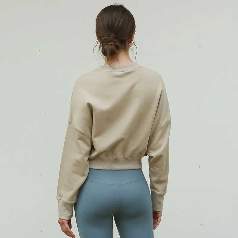 FashionKova New In 100% Cotton Hooded Shirt Casual Long Sleeve Drawstring Autumn Winter Women Sweatshirts Streetwear Hoodies Pullover