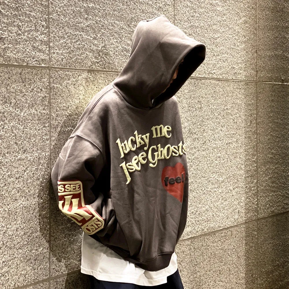 Flytonn-Flytonn Streetwear Fashion Brand CPFM KANYE Overesized Loose Foam Printed Hoodies Hooded Sweatshirt For Men Unisex