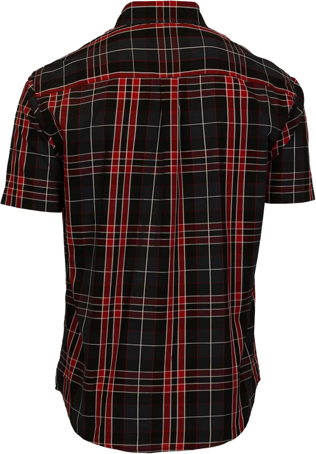 Gioberti Men's Short Sleeve Plaid Shirt