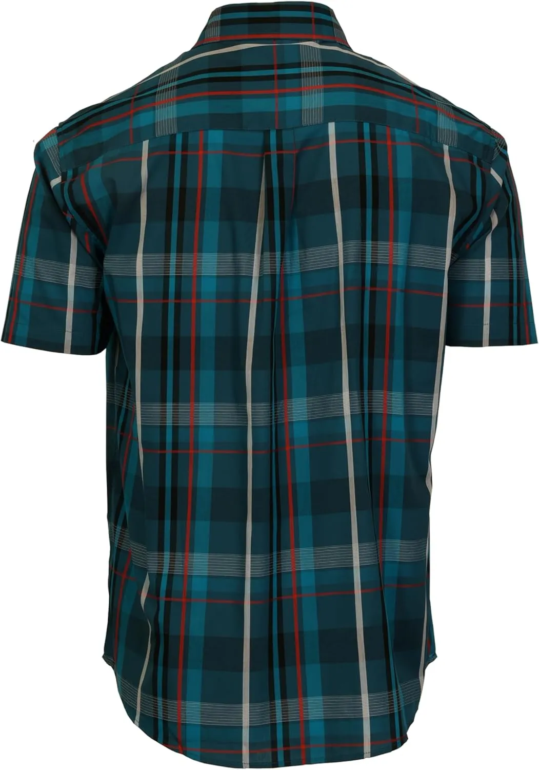 Gioberti Men's Short Sleeve Plaid Shirt