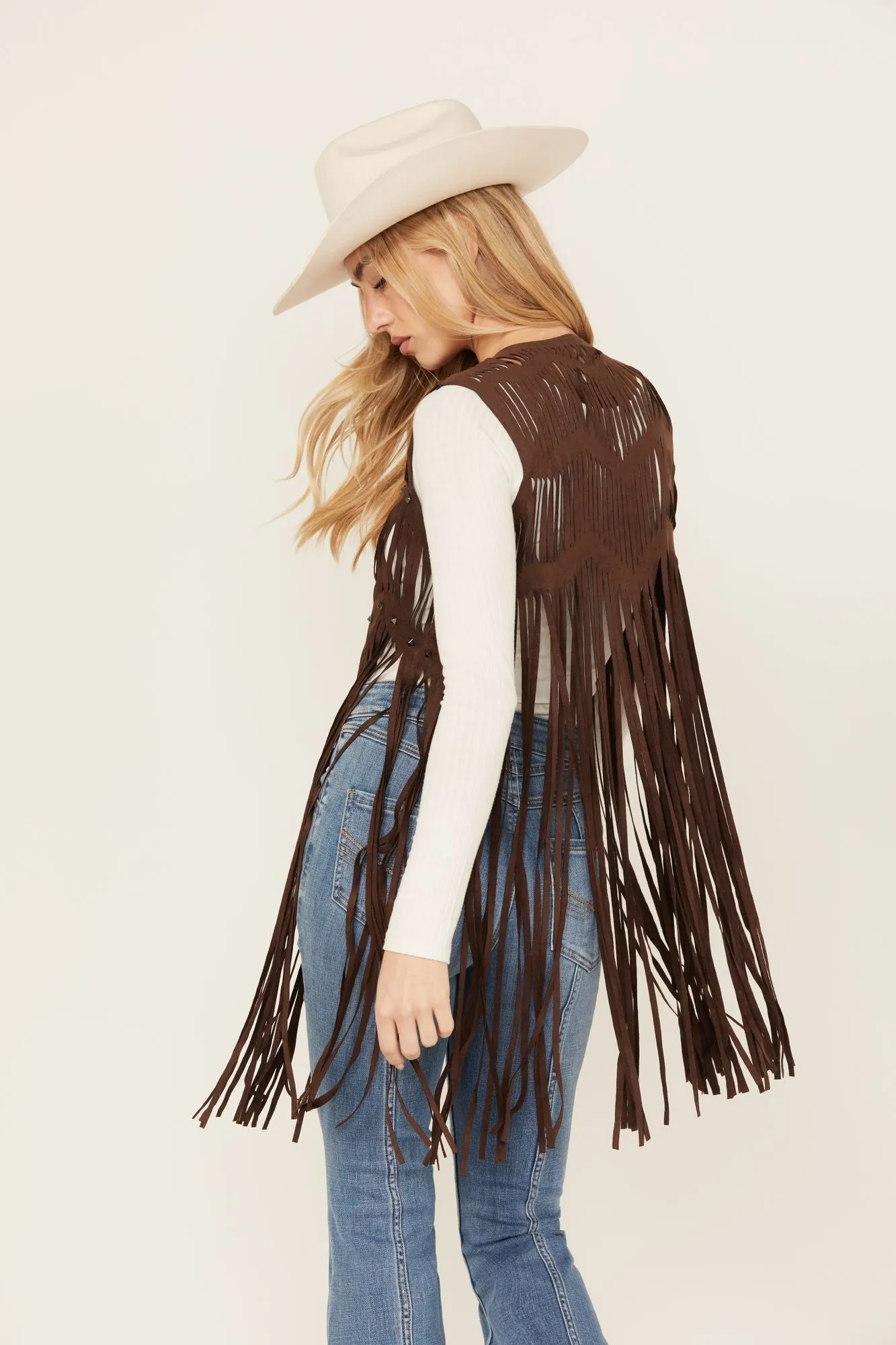 Hattie Beaded Fringe Vest