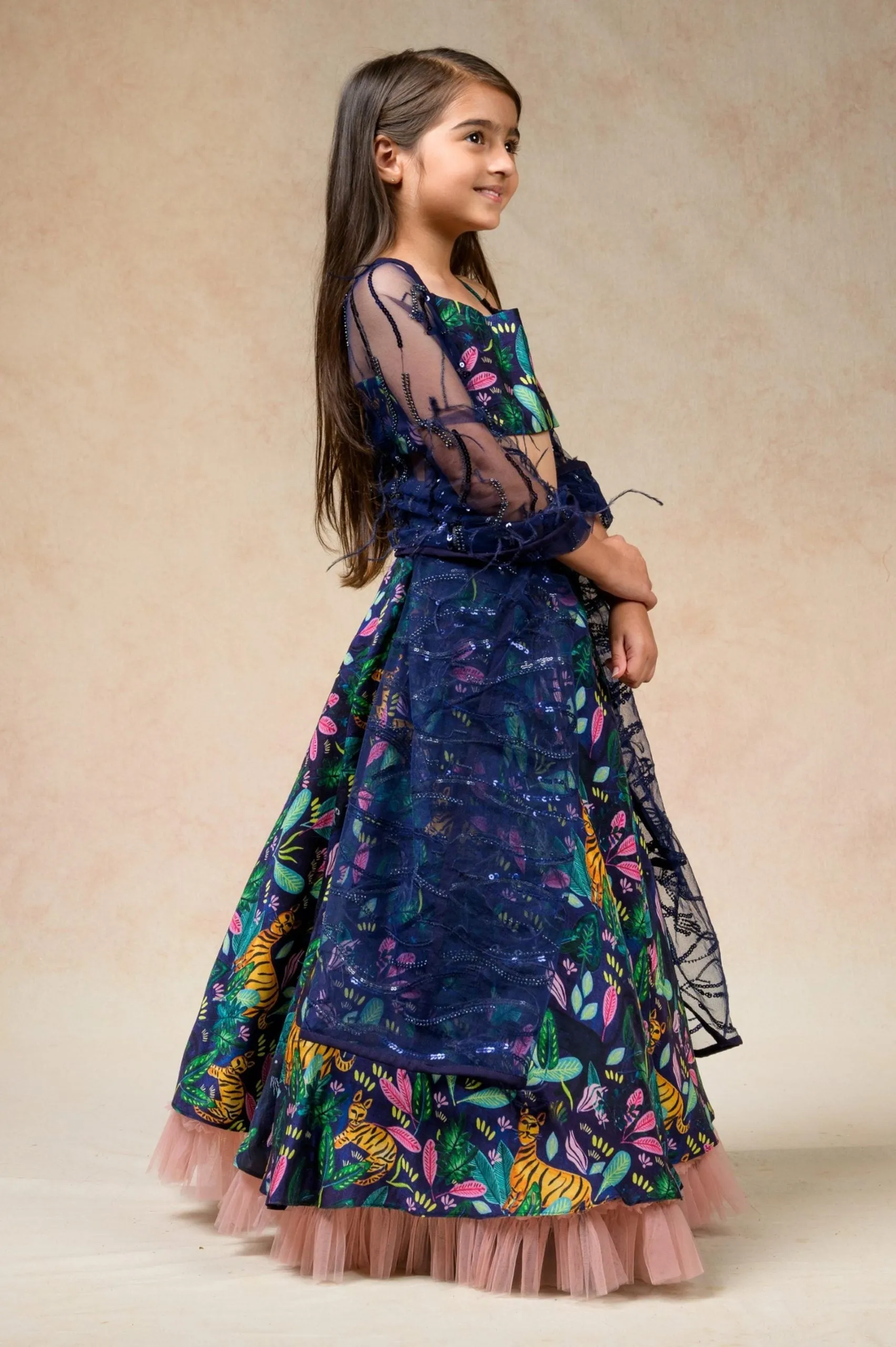 Lehenga with blouse and dupatta