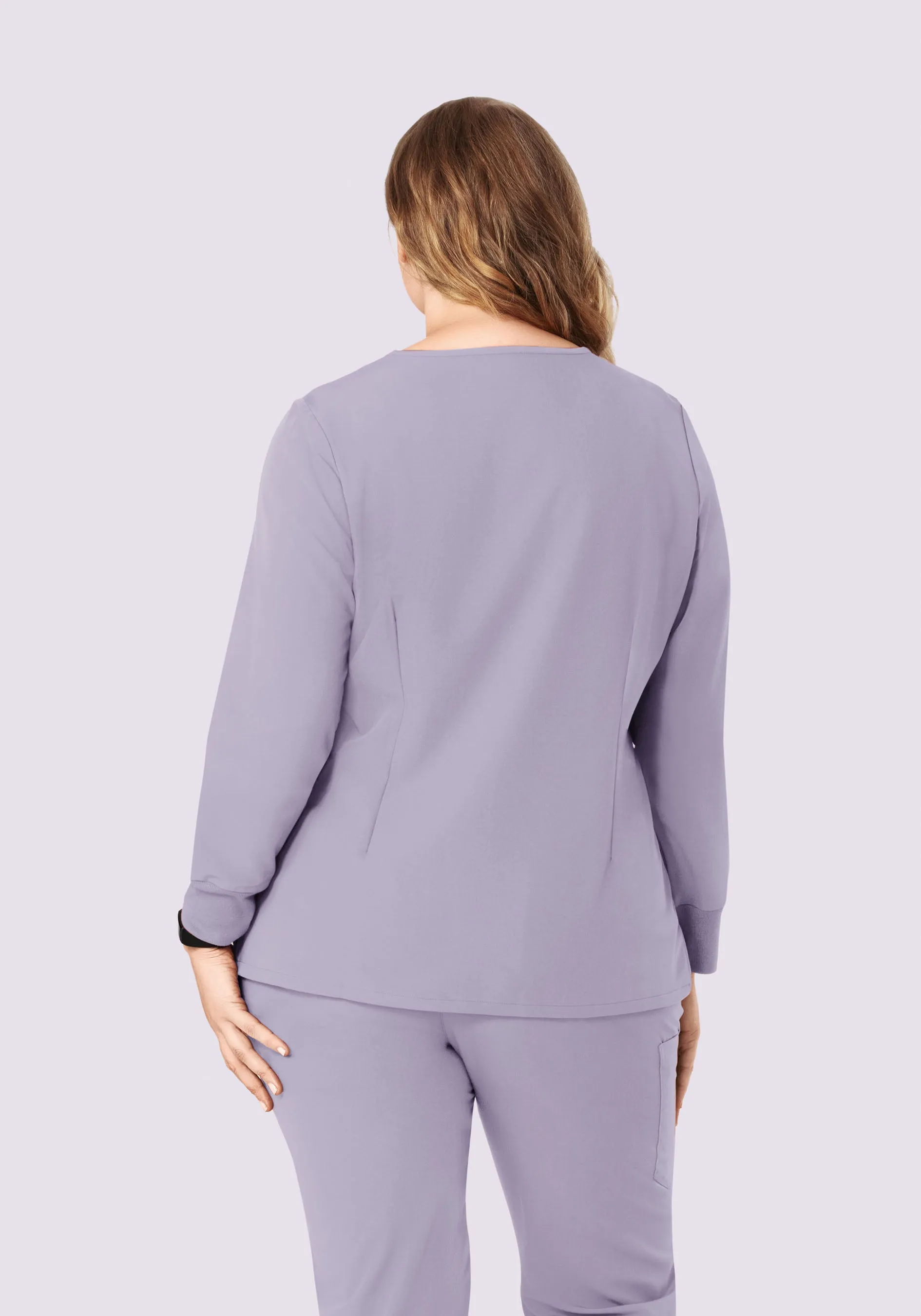Long Sleeve 6 Pocket Top Ube