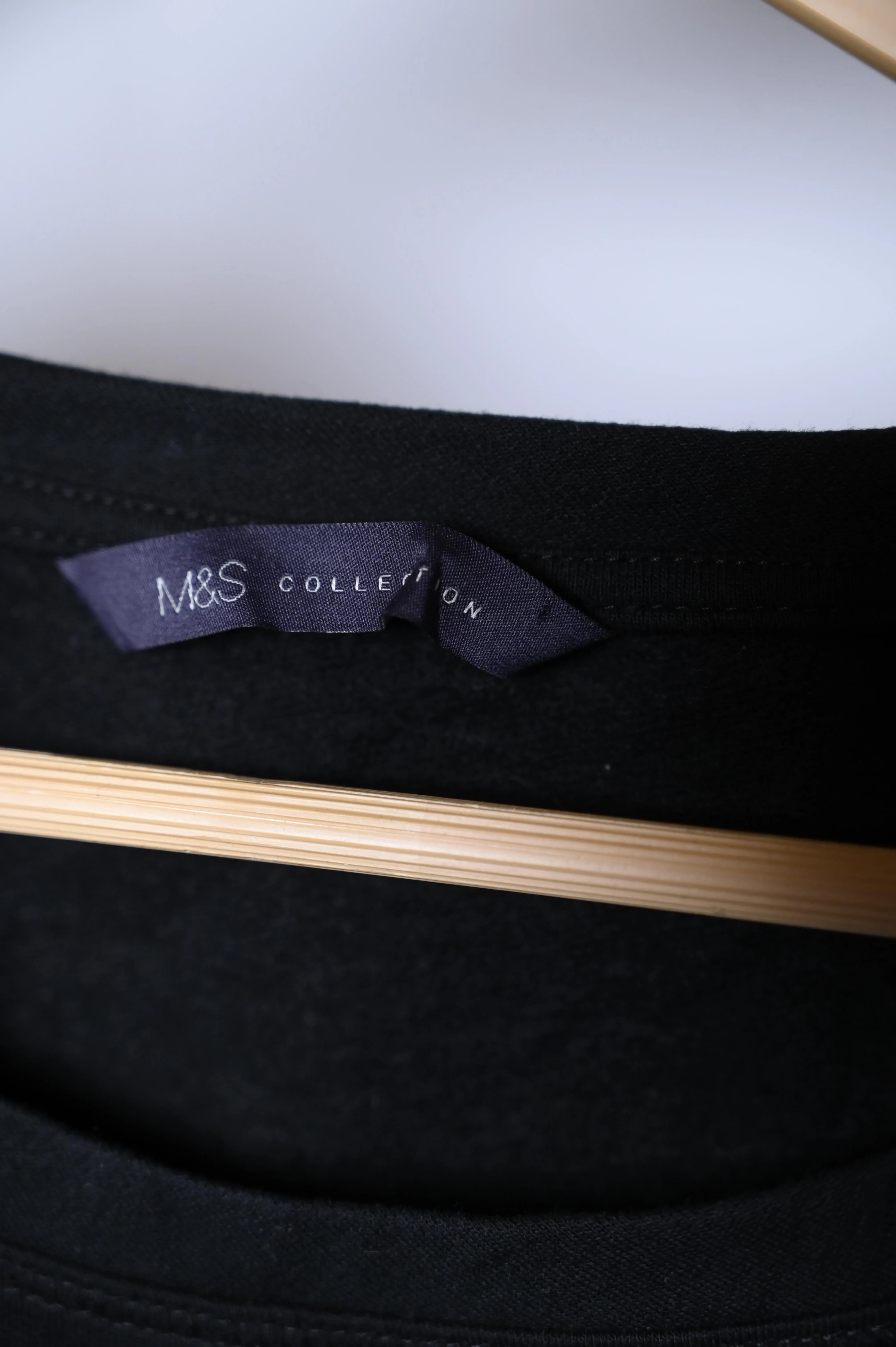 M&S Black Sweatshirt - Large