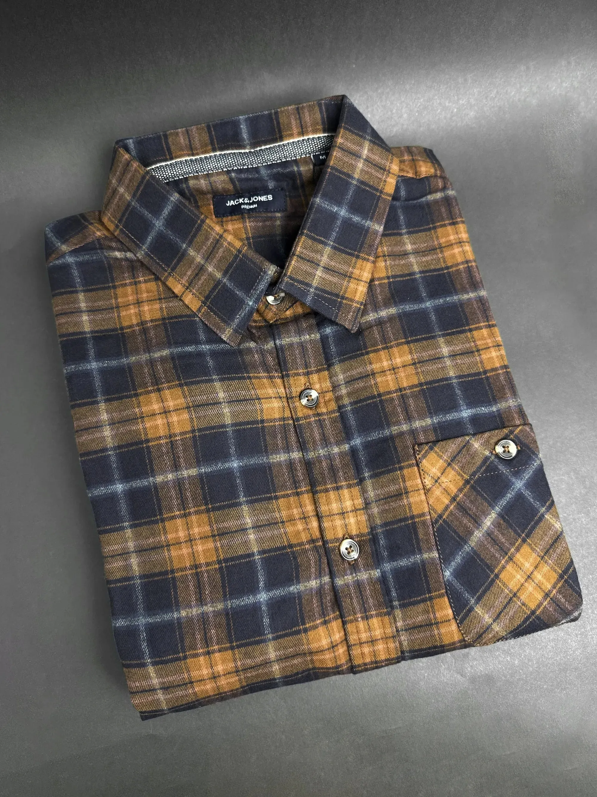 Men's Colorful Yellow Check Shirt
