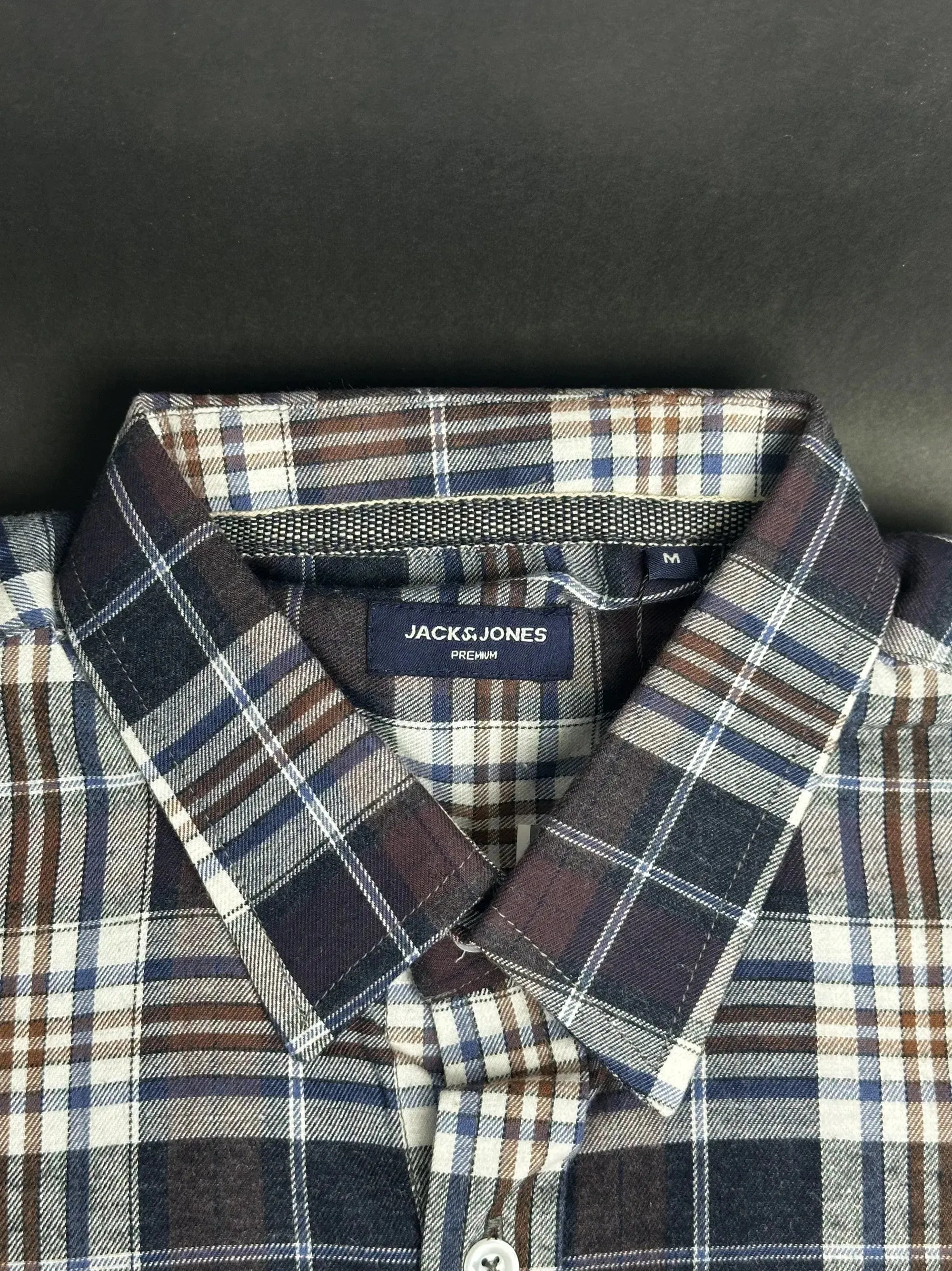 Men's Multicolor Charcoal Grey Check Shirt