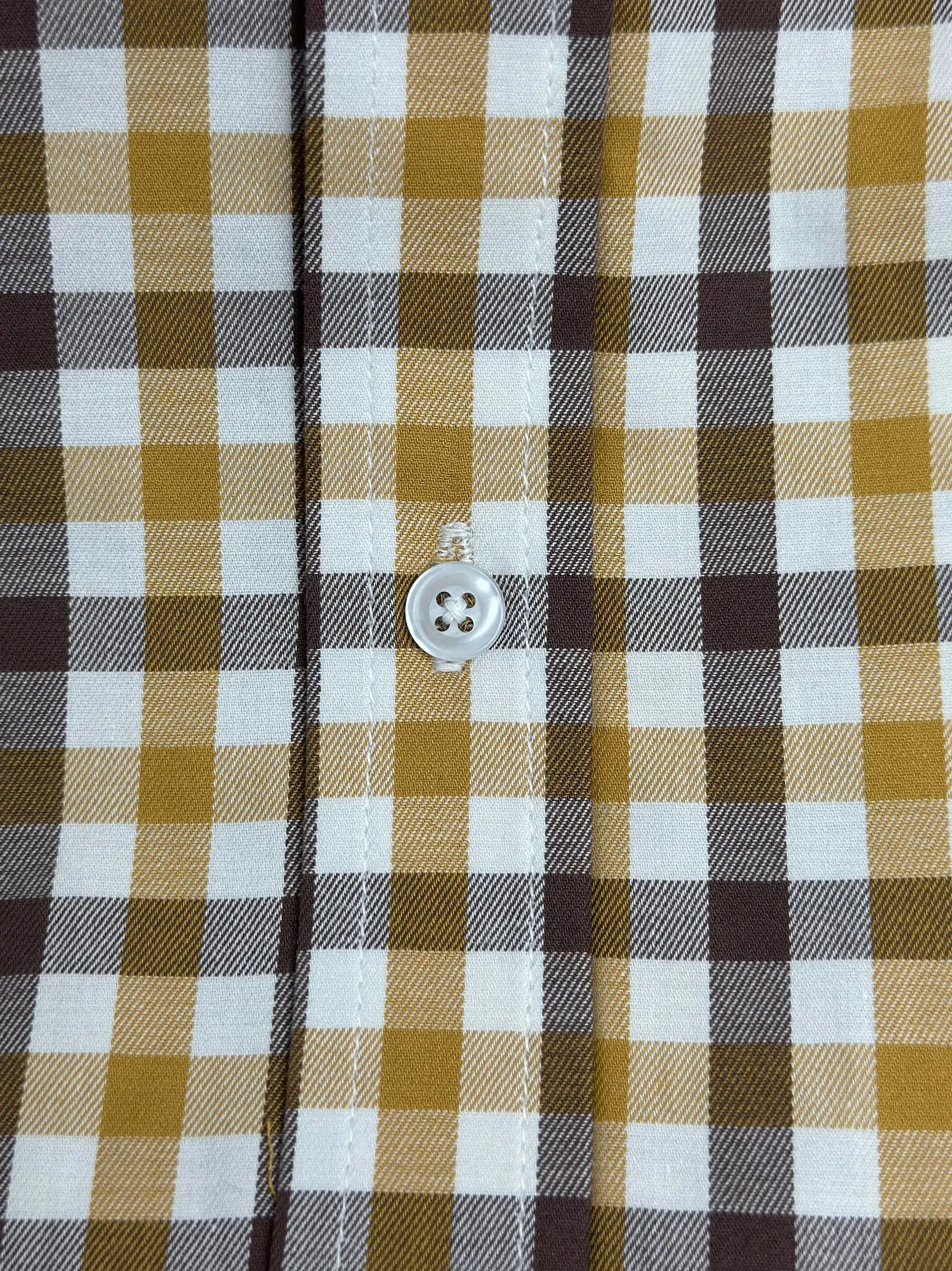 Men's Multicolor Yellow Check Shirt