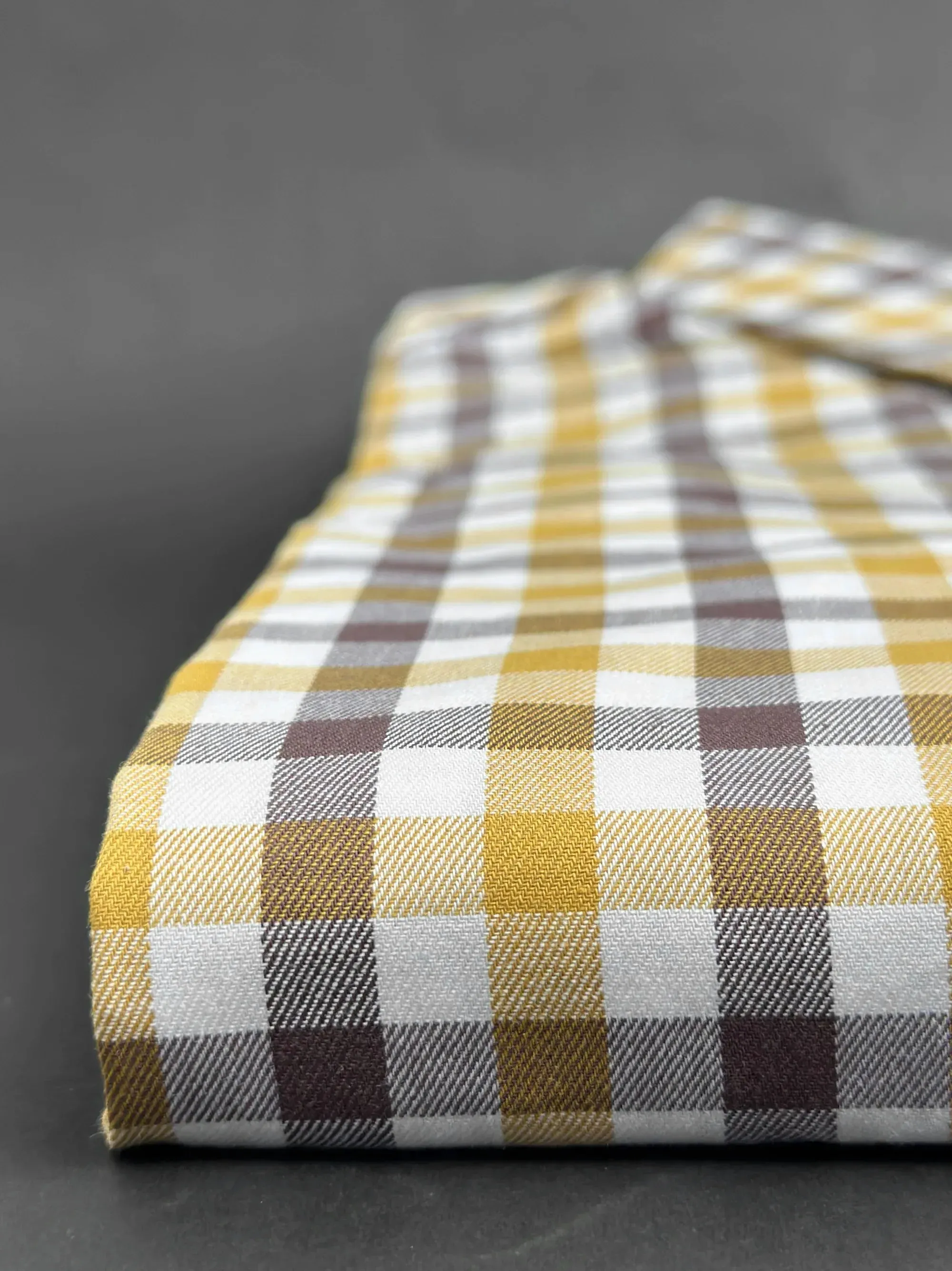 Men's Multicolor Yellow Check Shirt