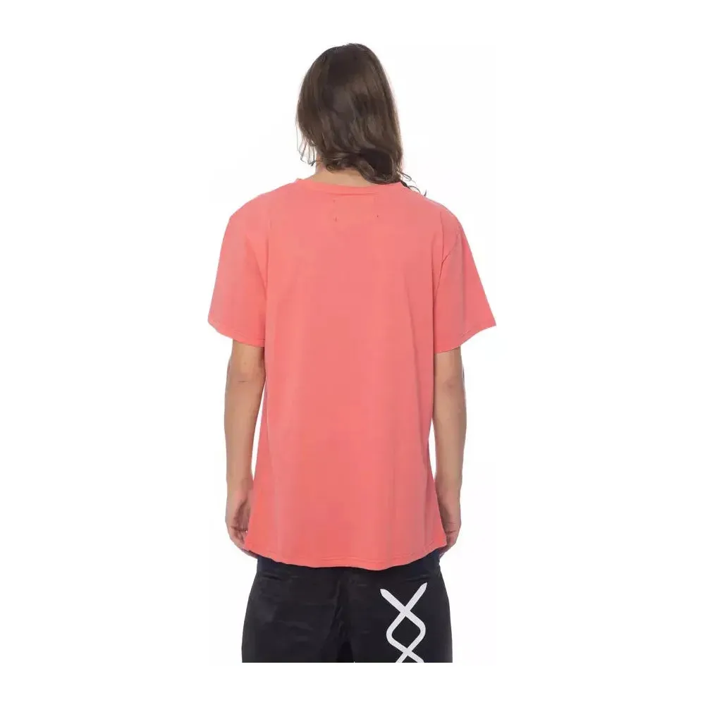 Nicolo Tonetto Pink Cotton Men T-Shirt