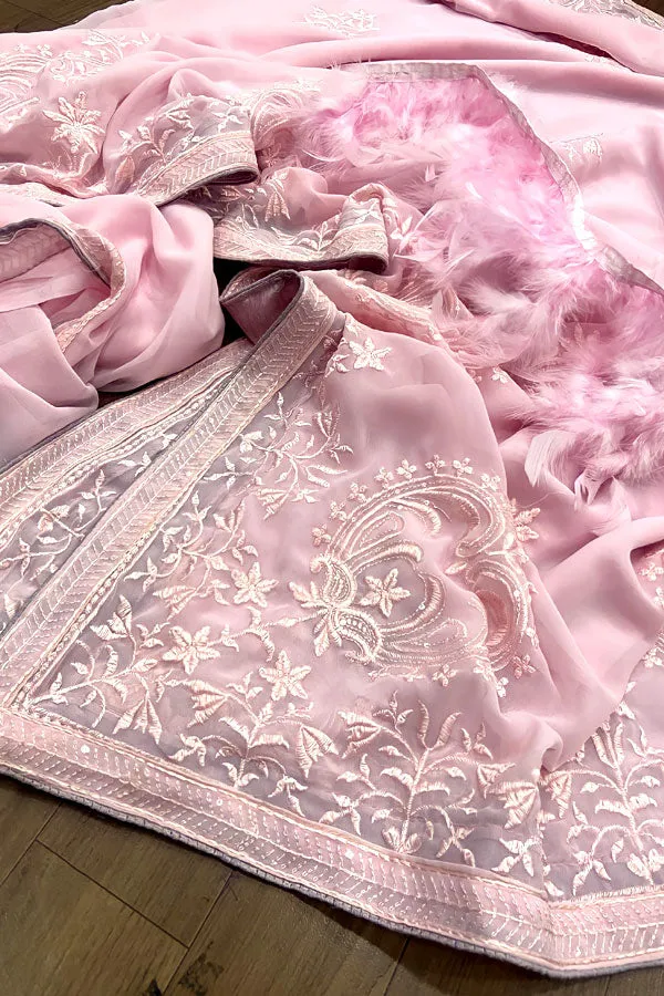 Nora Fatehi Party Wear Saree New Design 2022