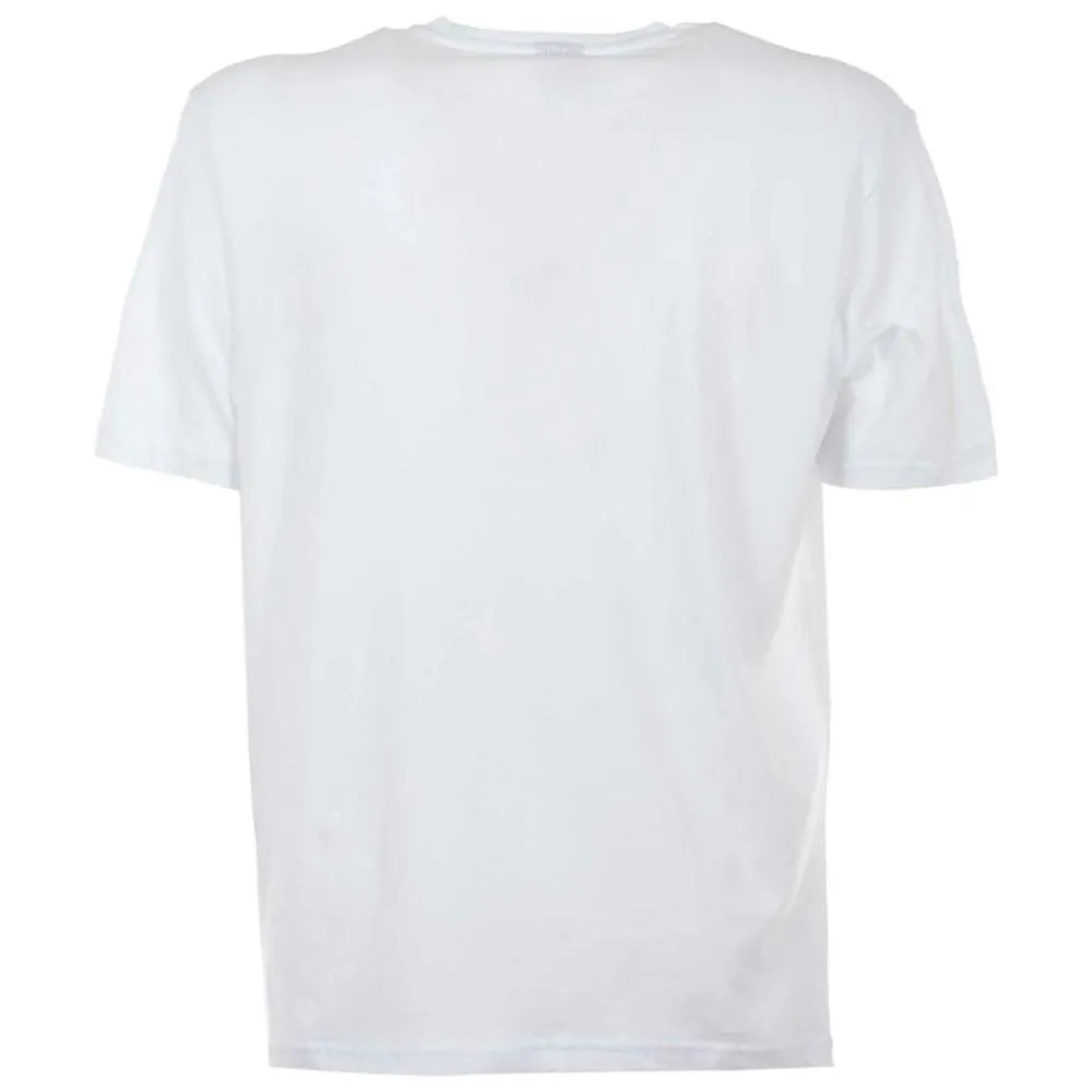 North Sails Elegant White Cotton Tee with Bold Blue Logo