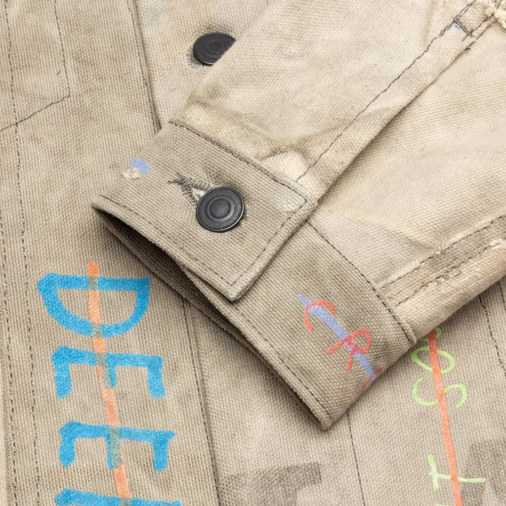 OVERSIZED WORK JACKET W/ CALI DEWITT