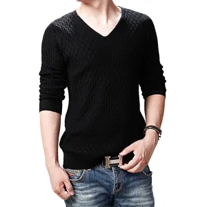 Pologize™ Diamond V-Neck Pullover