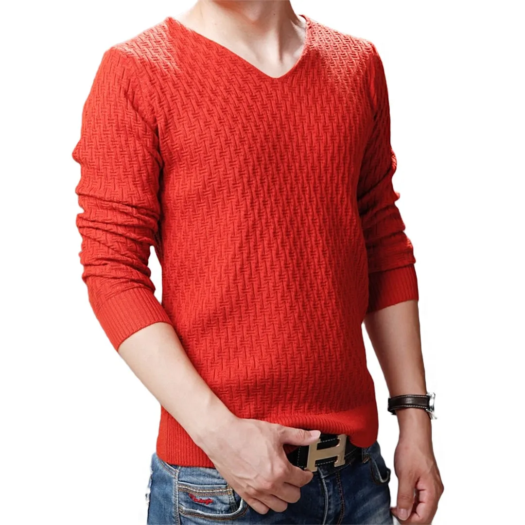 Pologize™ Diamond V-Neck Pullover