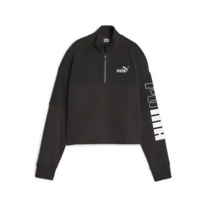 Power Colorblock High Neck Crew Winterized Quarter Zip Sweatshirt