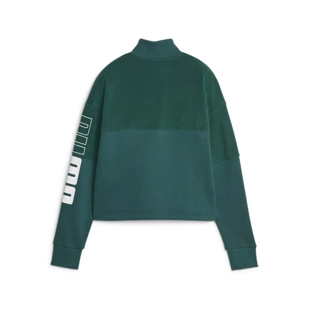 Power Colorblock High Neck Crew Winterized Sweatshirt