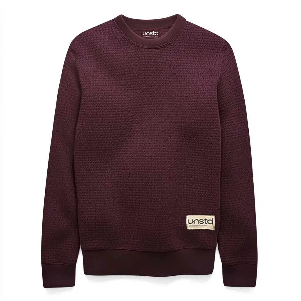 Premium Knitted Textured Sweatshirt