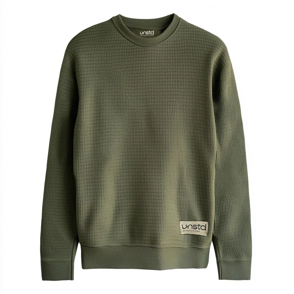 Premium Knitted Textured Sweatshirt