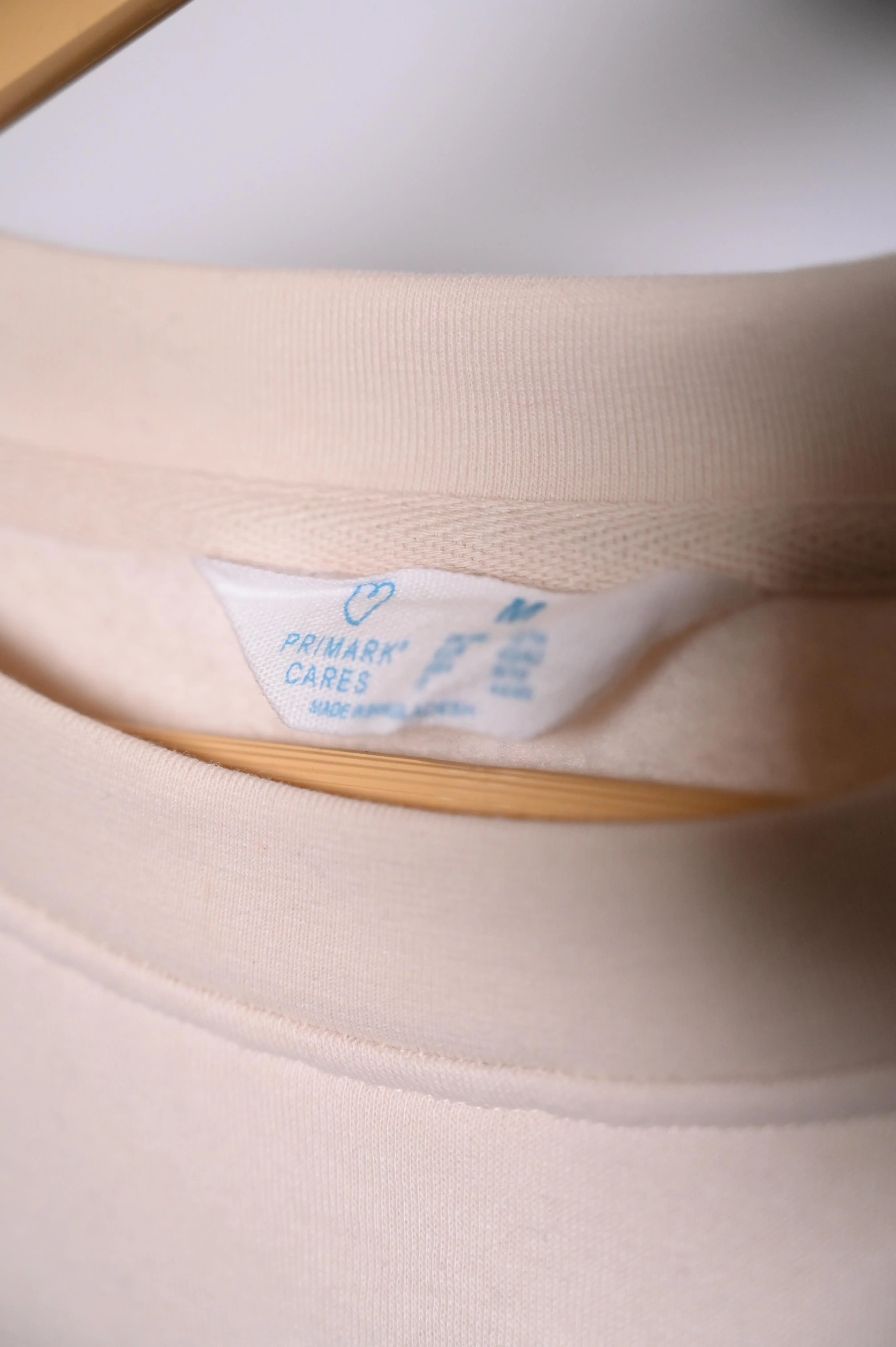 Primark Off White Sweatshirt - Medium