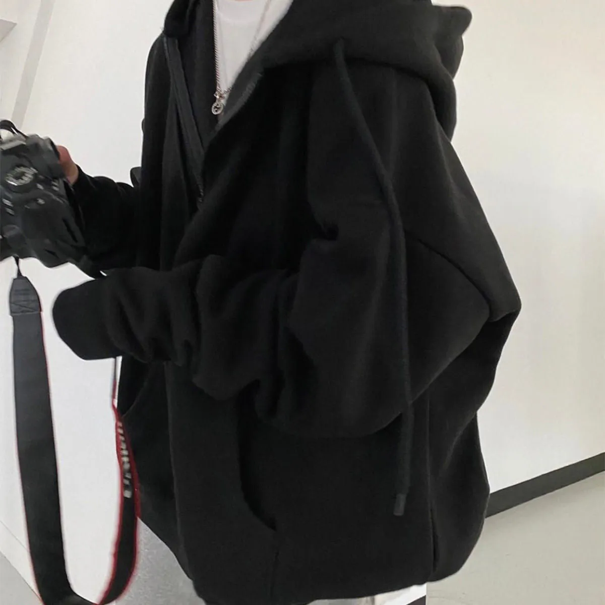Purpdrank - Oversized Retro Streetwear Letter Printing Sweatshirts Vintage Women Zip Up Hoodies Women Grunge Punk Hooded Jackets Y2k Clothes
