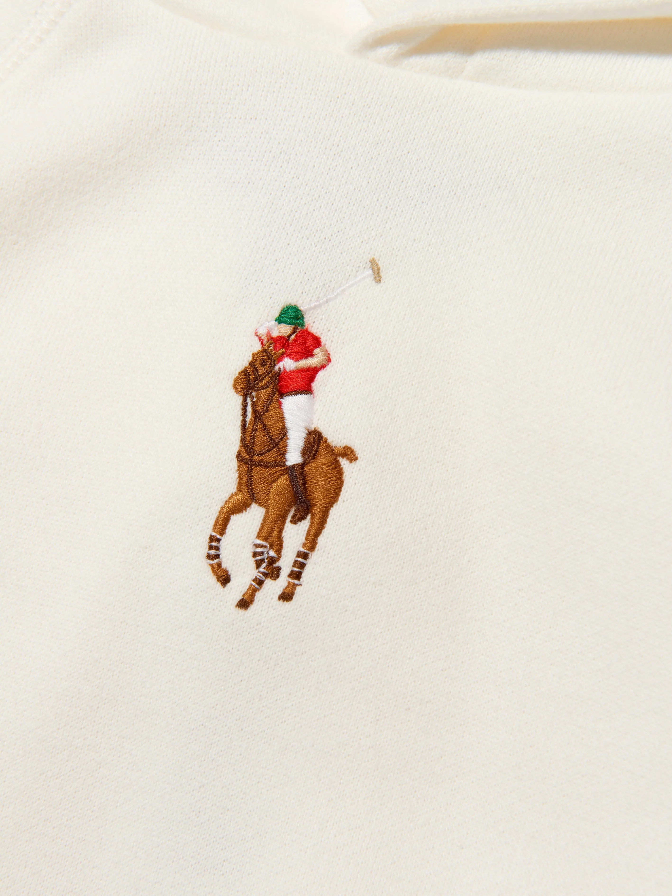 Ralph Lauren Girls Logo Hoodie in White