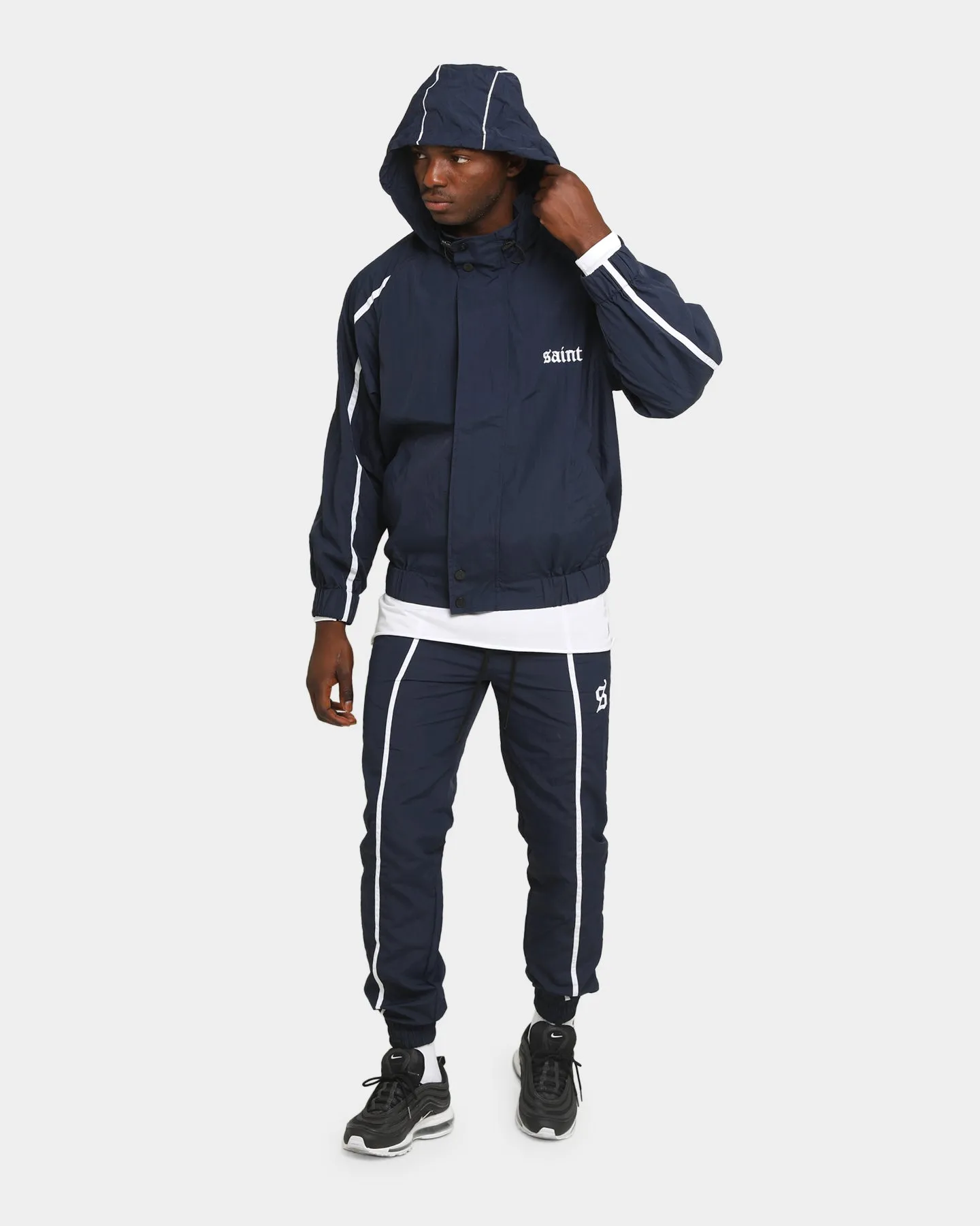 Saint Morta Era Trackpants Navy/White