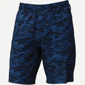 Solution Short - Dark Blue Sea Camo