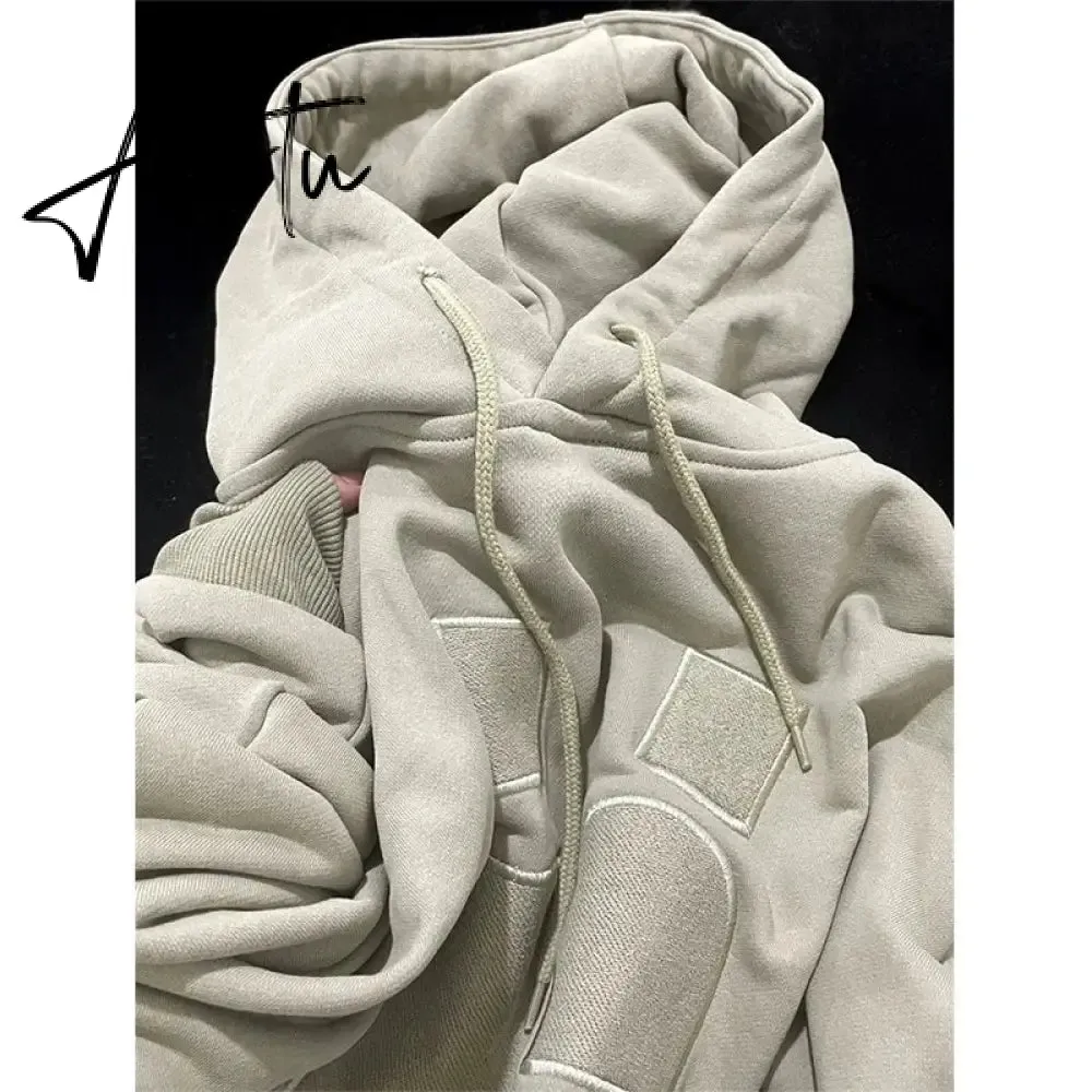 Streetwear Hoodies Women Casual Loose Sweatshirts Woman Harajuku Hip Hop Long Sleeve Cotton Grey Pullover Autumn Winter New