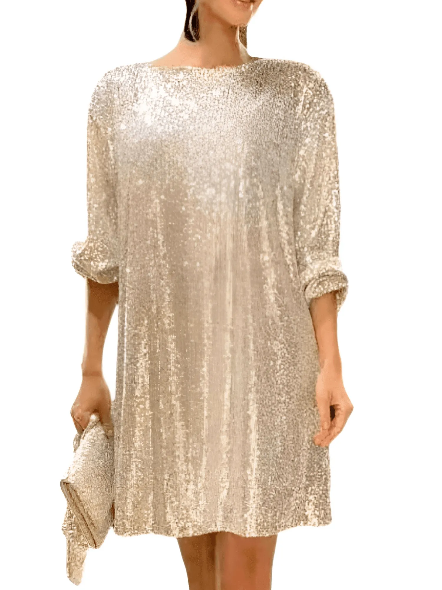 Women's Party Dress With Sequins