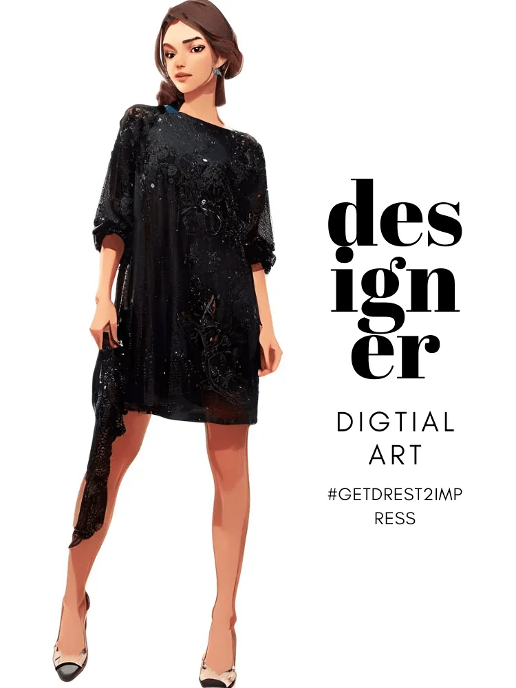 Women's Party Dress With Sequins