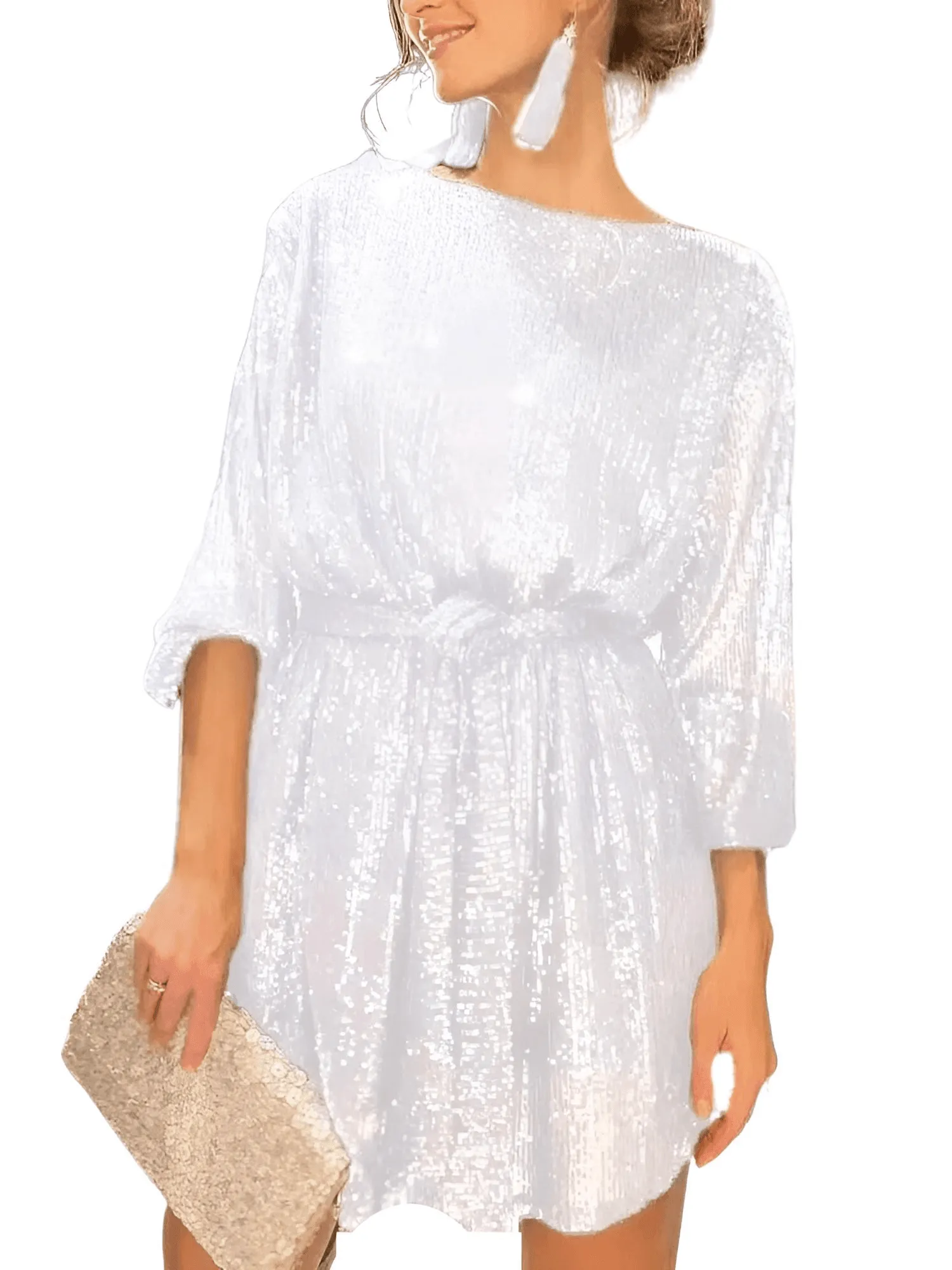 Women's Party Dress With Sequins