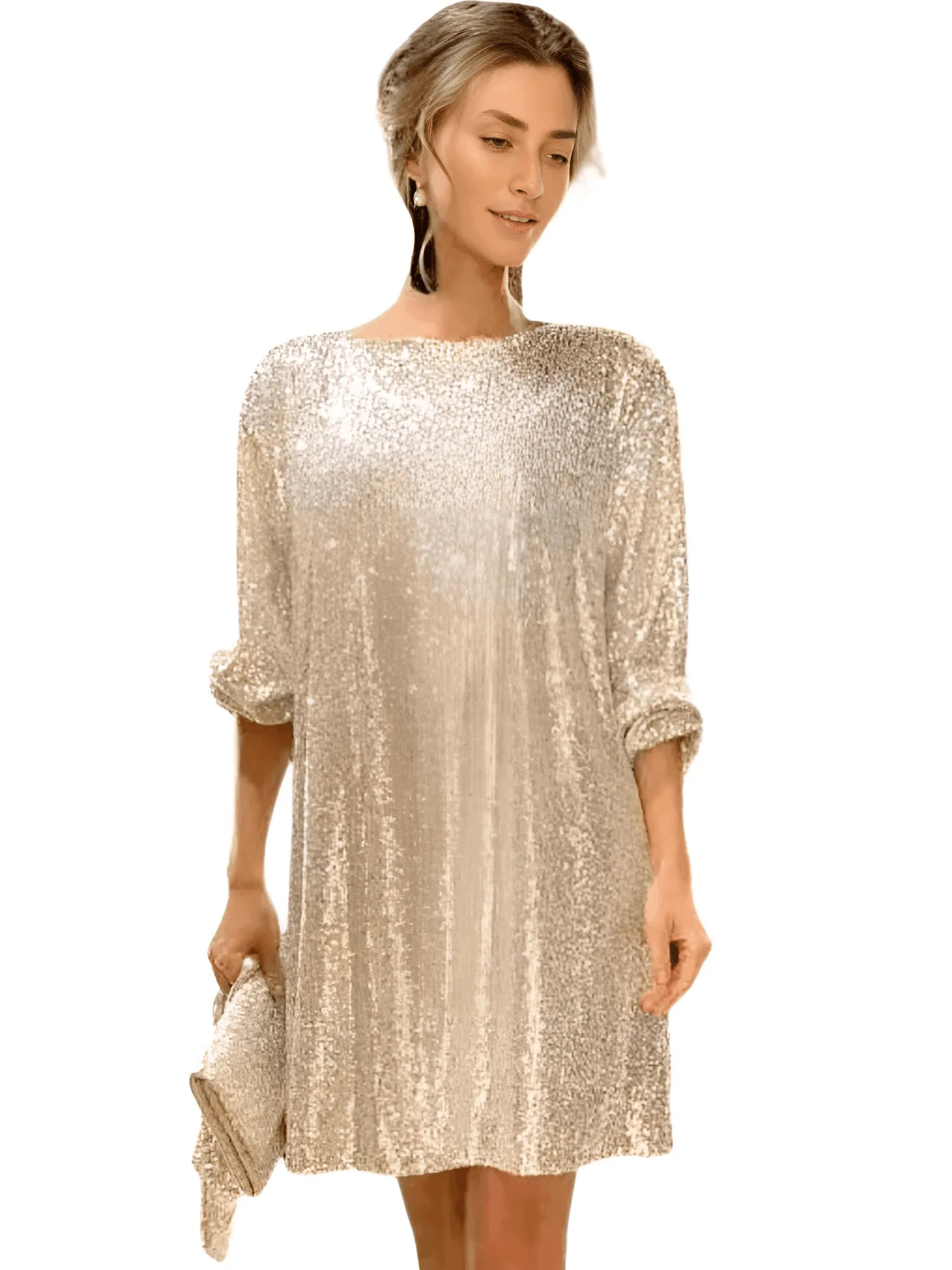 Women's Party Dress With Sequins
