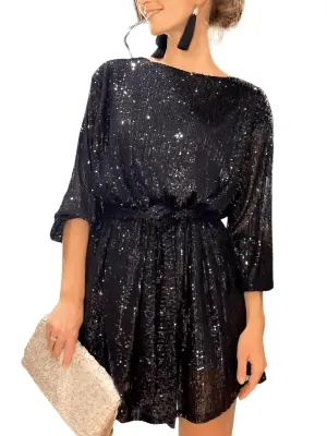 Women's Party Dress With Sequins