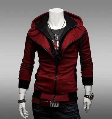xiangtuibao Man zipper hooded fleece 4 colors SIZE M-4XL casual hooded hoodies streetwear tops