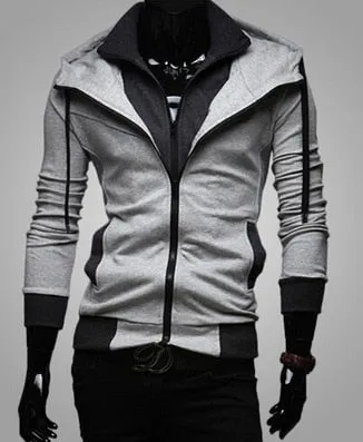 xiangtuibao Man zipper hooded fleece 4 colors SIZE M-4XL casual hooded hoodies streetwear tops
