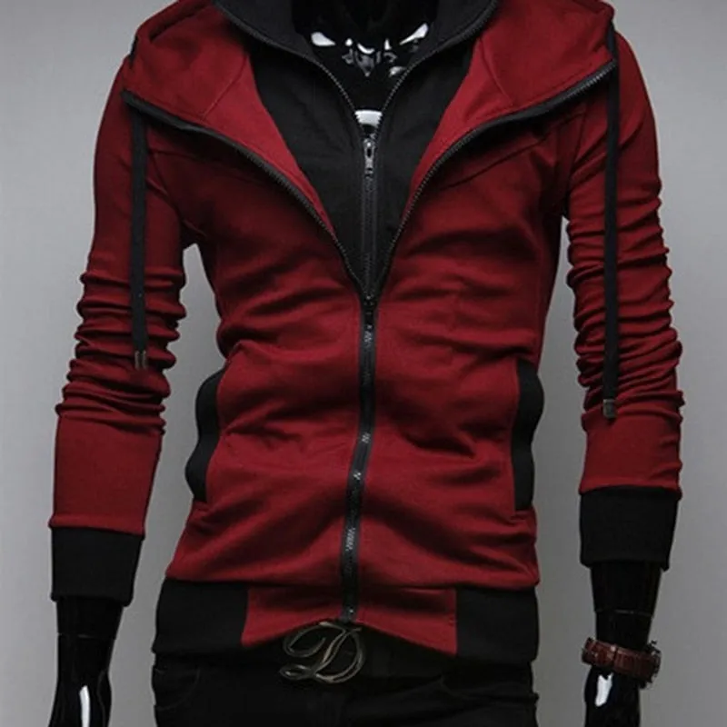 xiangtuibao Man zipper hooded fleece 4 colors SIZE M-4XL casual hooded hoodies streetwear tops