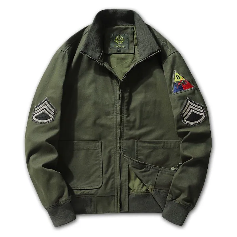 xiangtuibao Word War 2 Vintage Tank Jacket Black Blue Green Windproof Sweatshirt Streetwear Harajuku Casual Outerwear Military Movie Fury