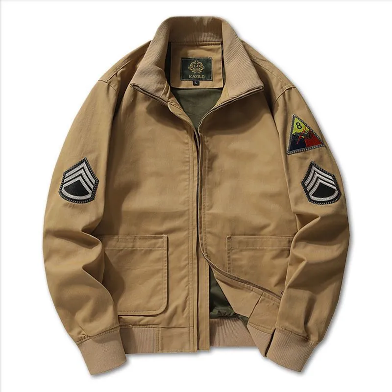 xiangtuibao Word War 2 Vintage Tank Jacket Black Blue Green Windproof Sweatshirt Streetwear Harajuku Casual Outerwear Military Movie Fury